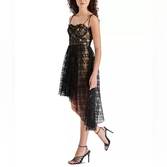 Steve Madden| Black lace dress - Picture 3 of 6